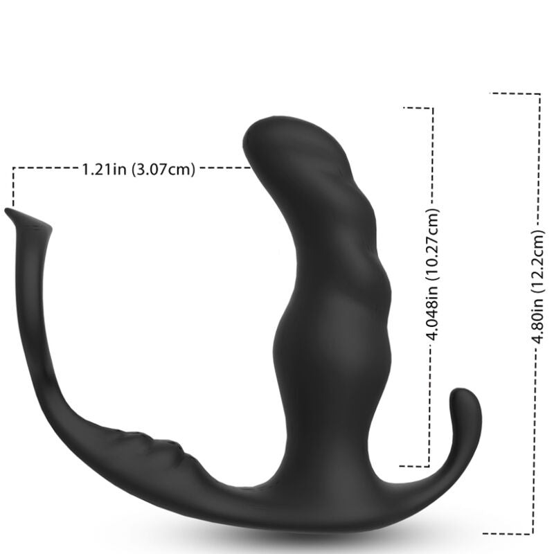 ARMONY - KNIGHT ANAL PROSTATE VIBRATOR & RING REMOTE CONTROL BLACK