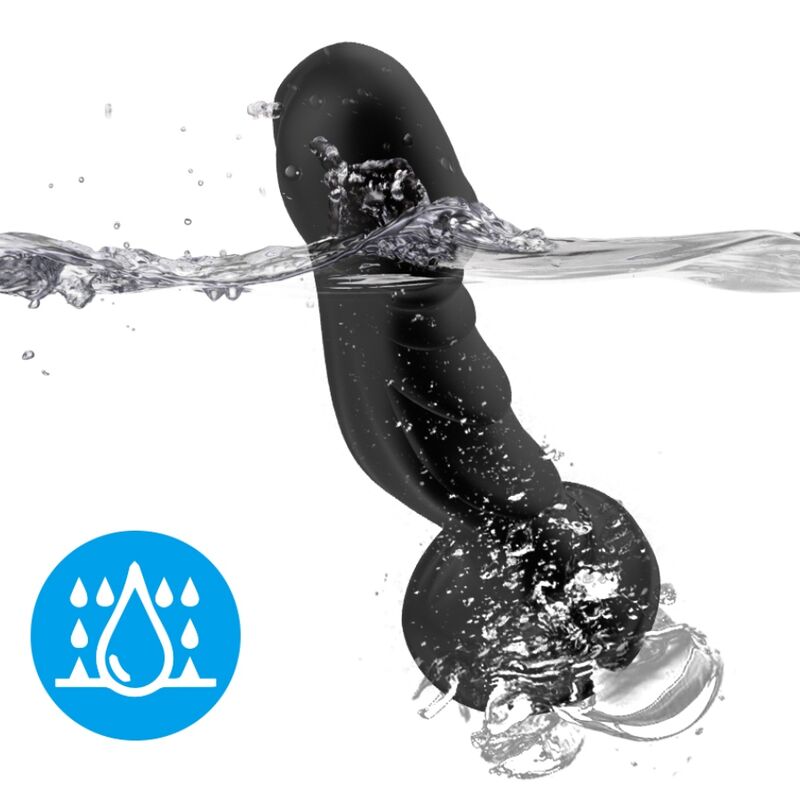 ARMONY - REMOTE CONTROL VIBRATOR & ANAL PLUG BLACK
