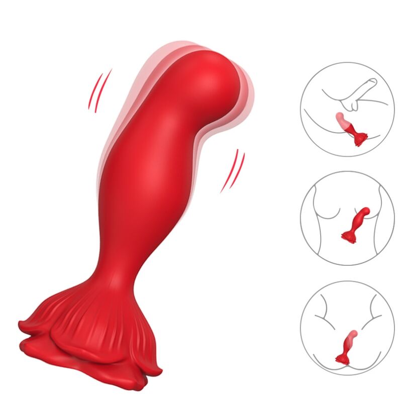 ARMONY - PINK VIBRATOR & RED REMOTE CONTROL ANAL PLUG