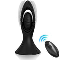 HARMONY - BLACK SILICONE VIBRATOR & ANAL PLUG