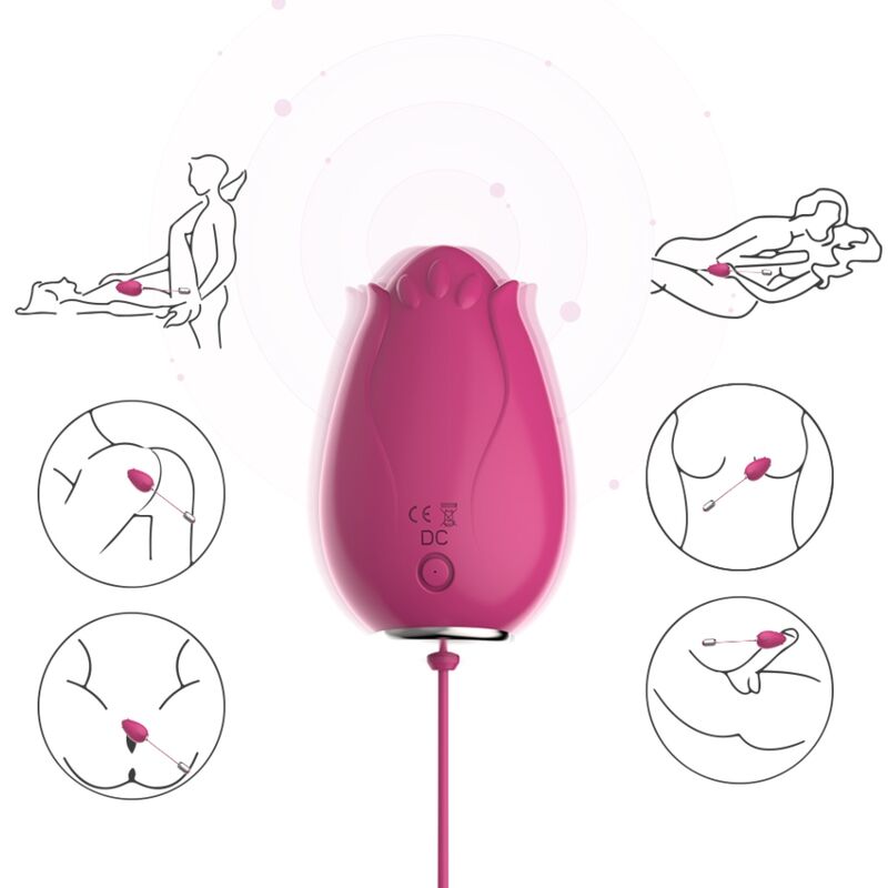 HARMONY - MANDALA EGG REMOTE CONTROL VIBRATOR G-SPOT FUCHSIA
