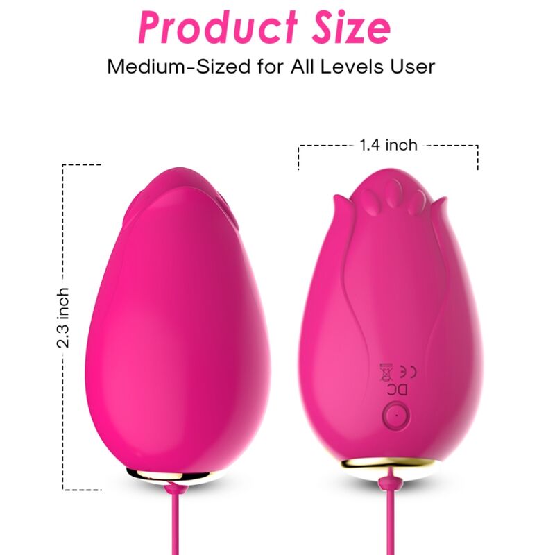 HARMONY - MANDALA EGG REMOTE CONTROL VIBRATOR G-SPOT FUCHSIA