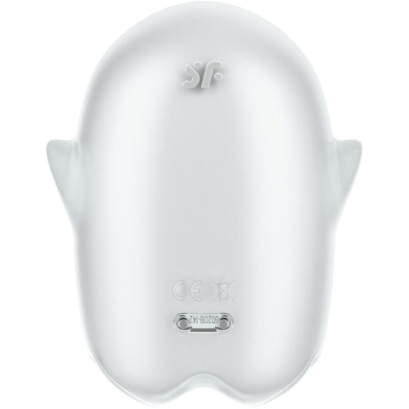 SATISFYER - GLOWING GHOST AIR PULSE & WHITE VIBRATOR