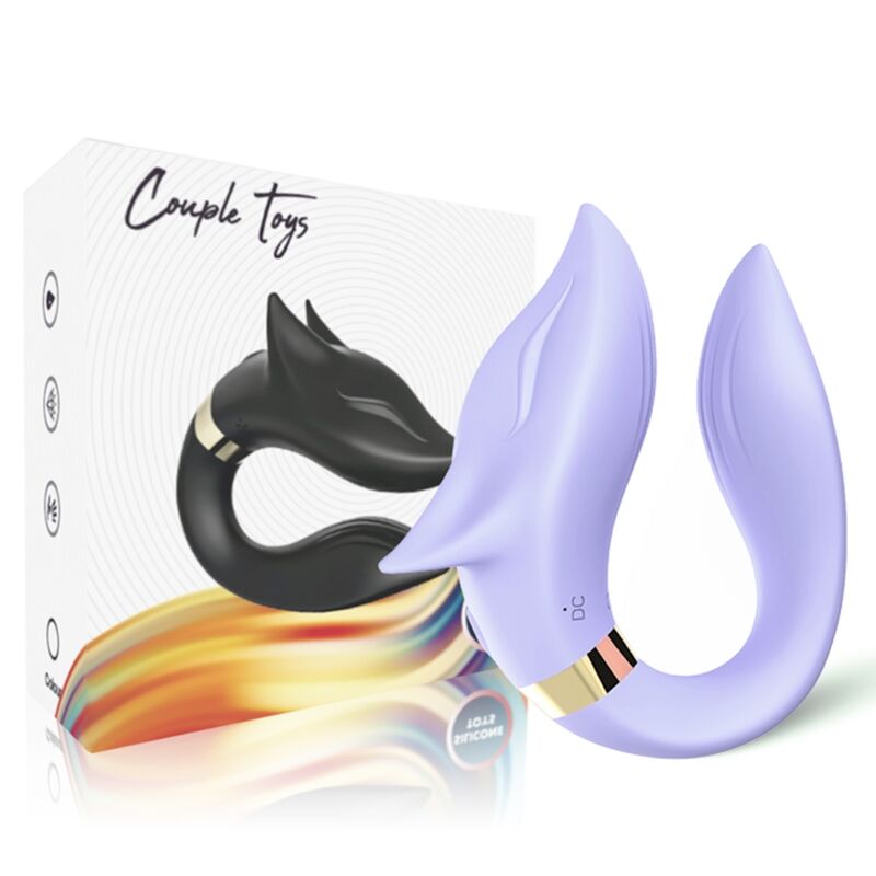 ARMONY - FOX VIBRATOR FOR COUPLES PURPLE REMOTE CONTROL