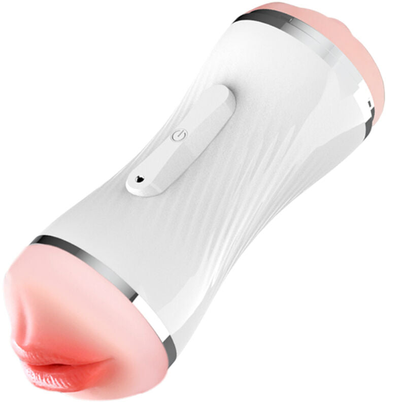 ARMONY - DOUBLE VIBRATING VAGINA AND MOUTH MASTURBATOR WHITE
