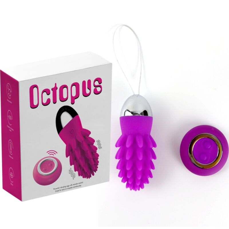 ARMONY - OCTOPUS CACTUS VIBRATING EGG PURPLE REMOTE