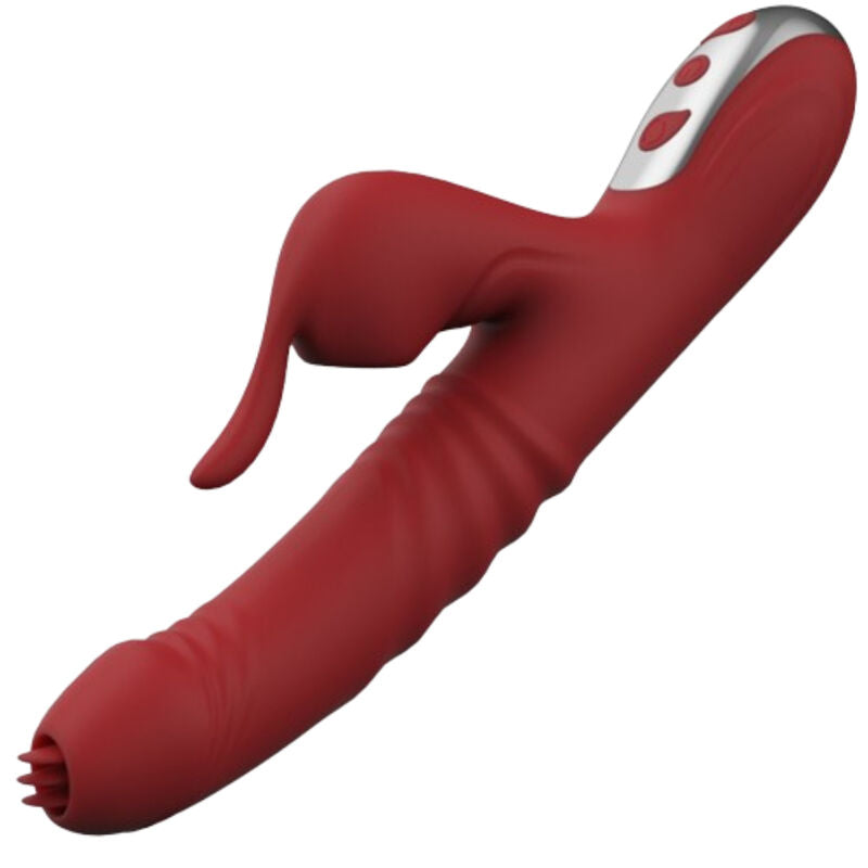 ARMONY - VIBRATOR AND SUCKING SUCK WITH STIMULATING TONGUE BURGUNDY