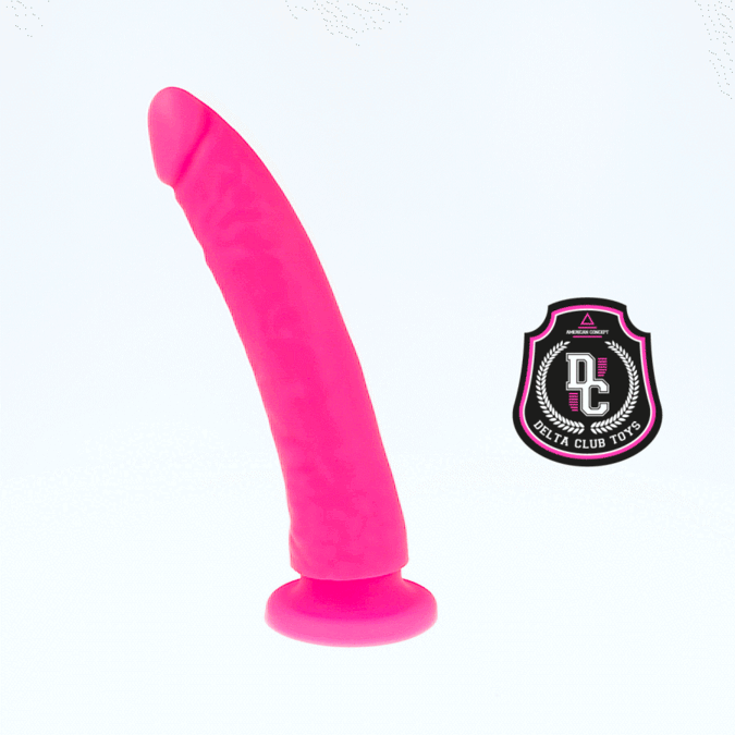 DELTA CLUB - 20 CM -O- 4 CM PINK SILICONE MEDICAL GODE TOY