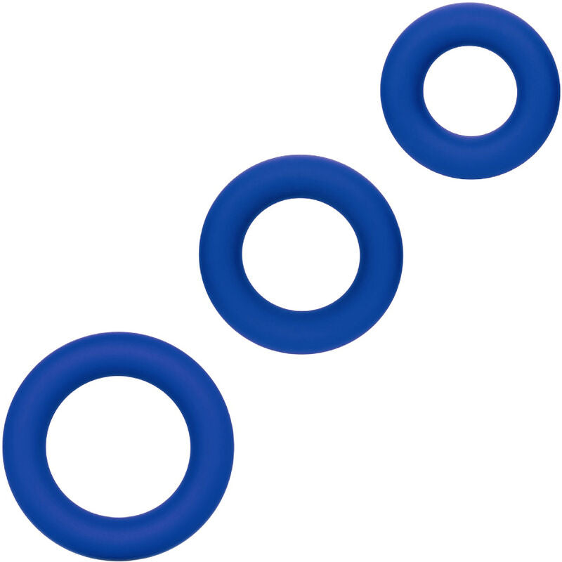 CALEXOTICS - ADMIRAL BLUE PENILE RING SET