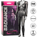 CALEXOTICS - RADIANCE HOOKLESS RHINE BODYSUIT PLUS SIZE