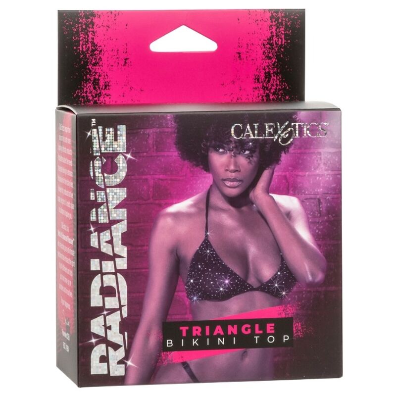 CALEXOTICS - RHINESTONE TRIANGLE BIKINI TOP
