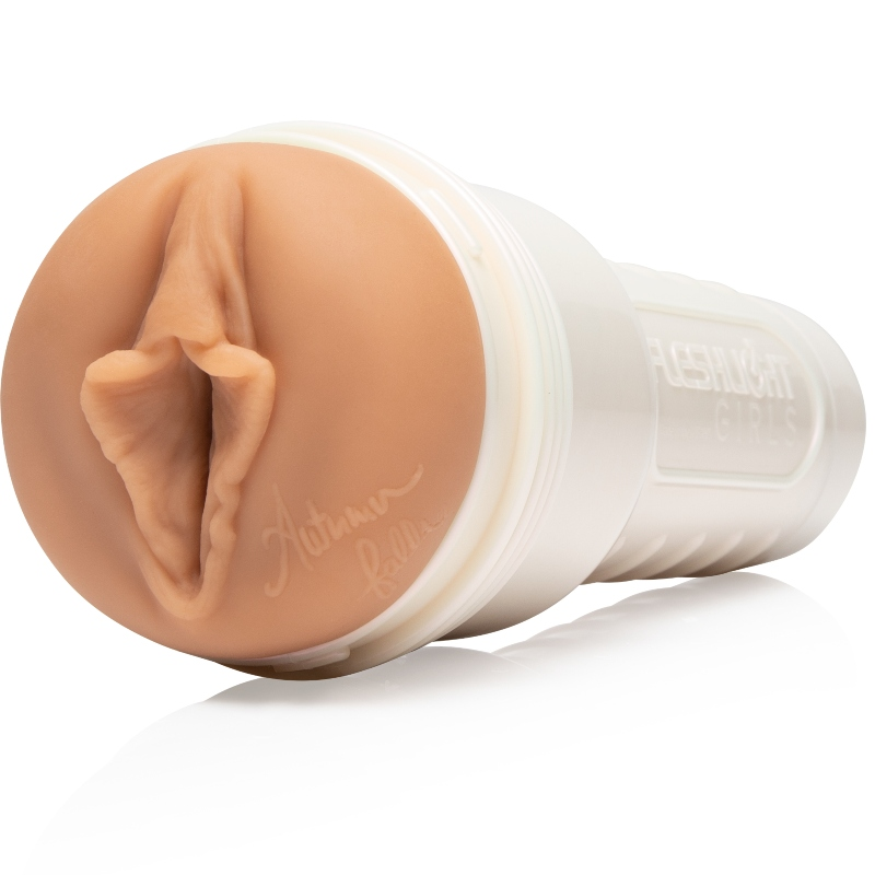 FLESHLIGHT - AUTUMN FALLS CREAM TEXTURE VAGINA + UNIVERSAL LAUNCHER + AQUA QUALITY LUBRICANT 50 ML