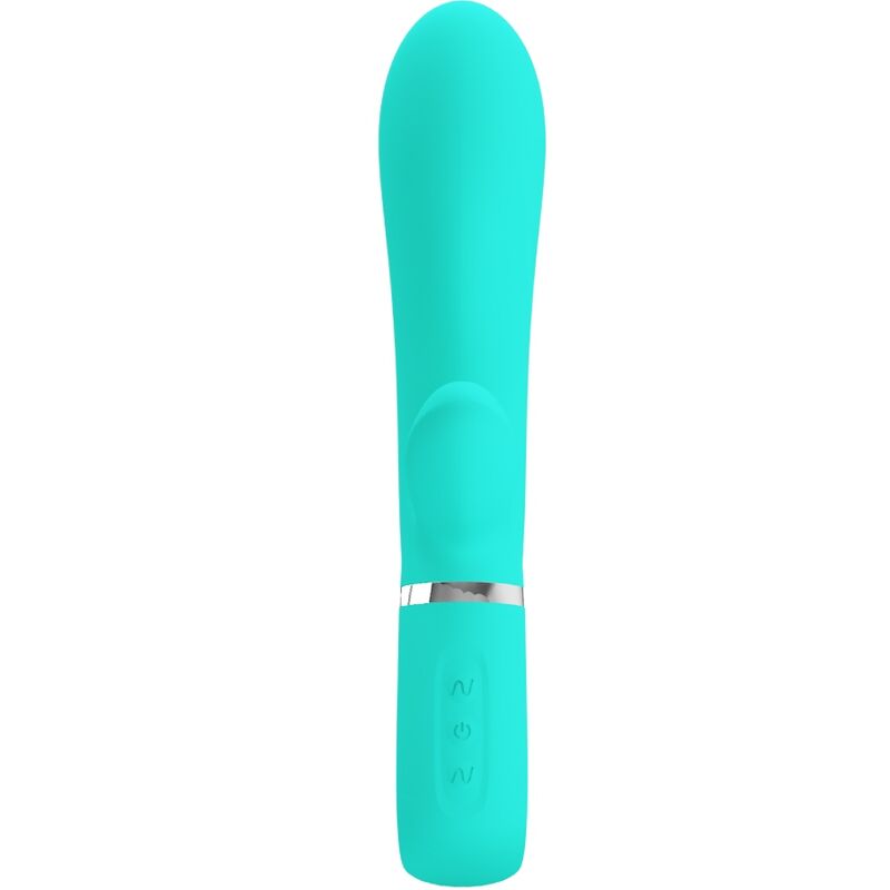PRETTY LOVE - MULTIFUNCTION G-SPOT VIBRATOR THOMAS AQUA GREEN