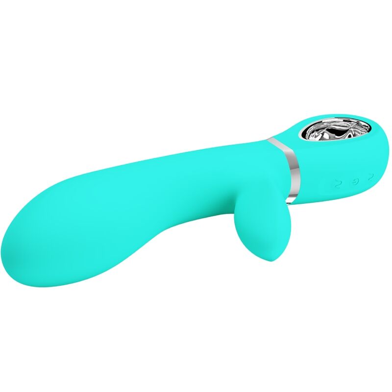 PRETTY LOVE - MULTIFUNCTION G-SPOT VIBRATOR THOMAS AQUA GREEN