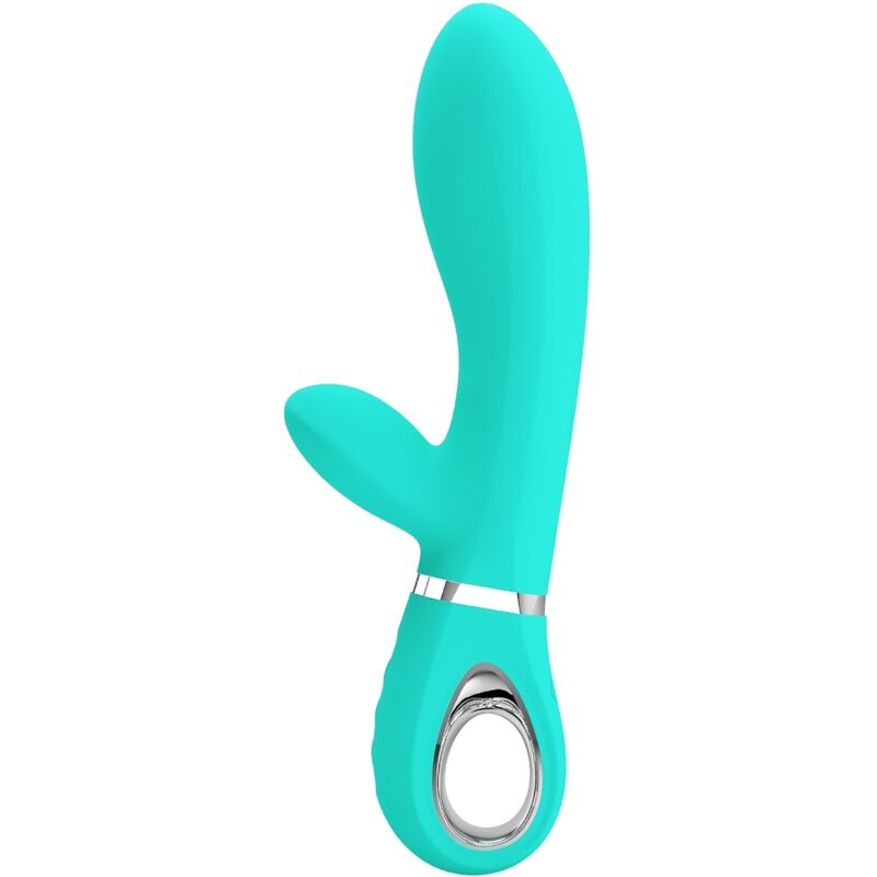 PRETTY LOVE - MULTIFUNCTION G-SPOT VIBRATOR THOMAS AQUA GREEN