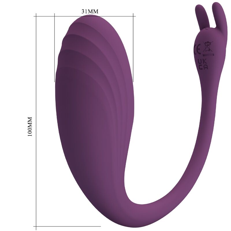 PRETTY LOVE - CATALINA REMOTE CONTROL VIBRATOR APP PURPLE