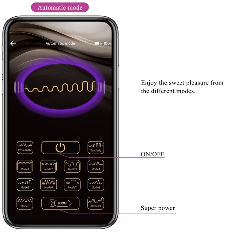 PRETTY LOVE - CATALINA REMOTE CONTROL VIBRATOR APP PURPLE