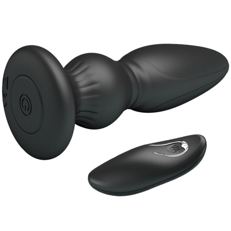 MR PLAY - POWERFUL REMOTE CONTROL BLACK ANAL PLUG VIBRATOR