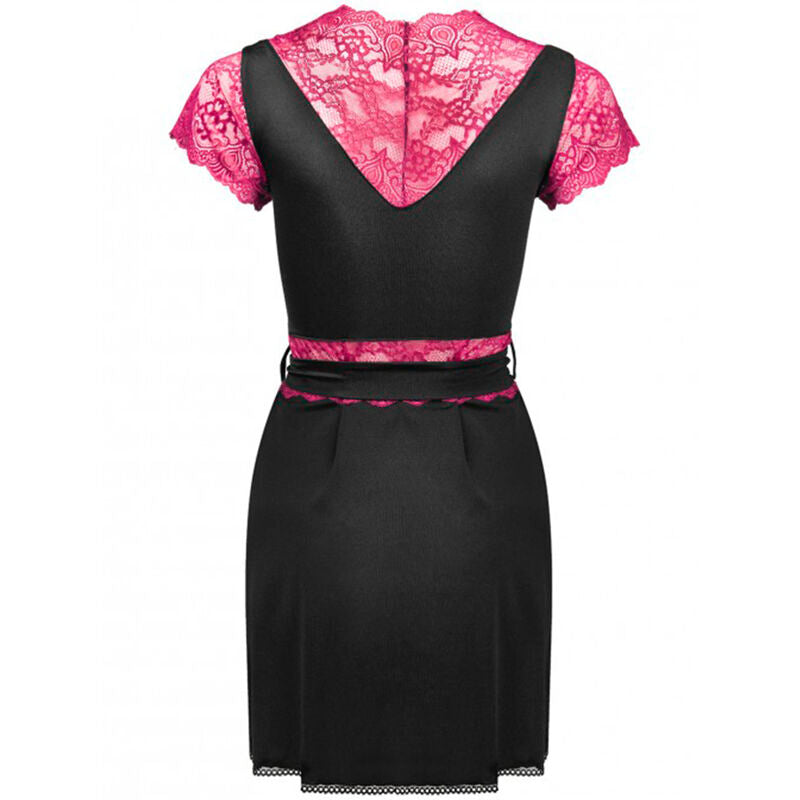 LIVCO CORSETTI FASHION - KUMIKO LC 90428 ROBE DE CHAMBRE + PANTIES BLACK L/XL