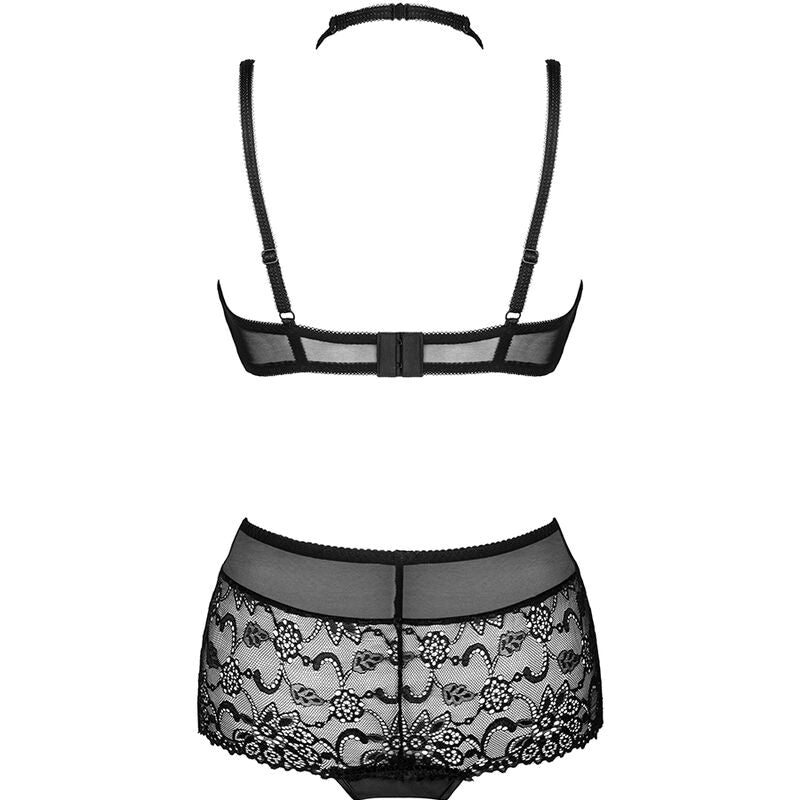 LIVCO CORSETTI FASHION - LINERA FOR THE SENSES COLLECTION BRA + PANTIES BLACK