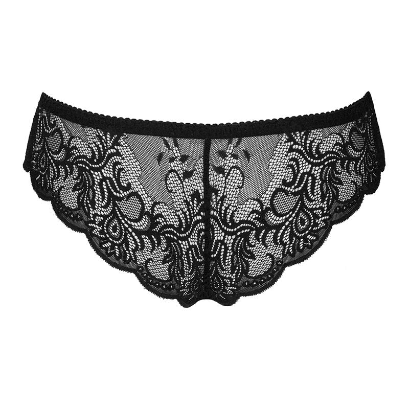 LIVCO CORSETTI FASHION - LOVE STORY LC 90679 CROCHLESS PANTIES BLACK