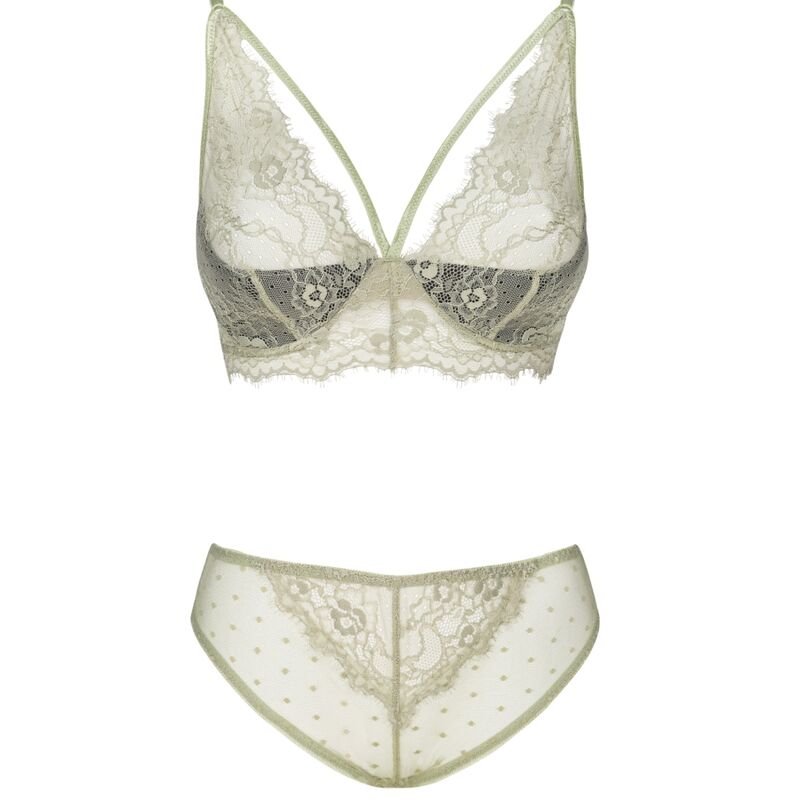 LIVCO CORSETTI FASHION - PINE LC 90667 BRA + PANTIES KHAKI