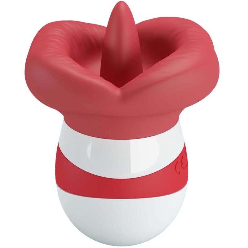 PRETTY LOVE - MINA LIGHT RED TONGUE STIMULATOR