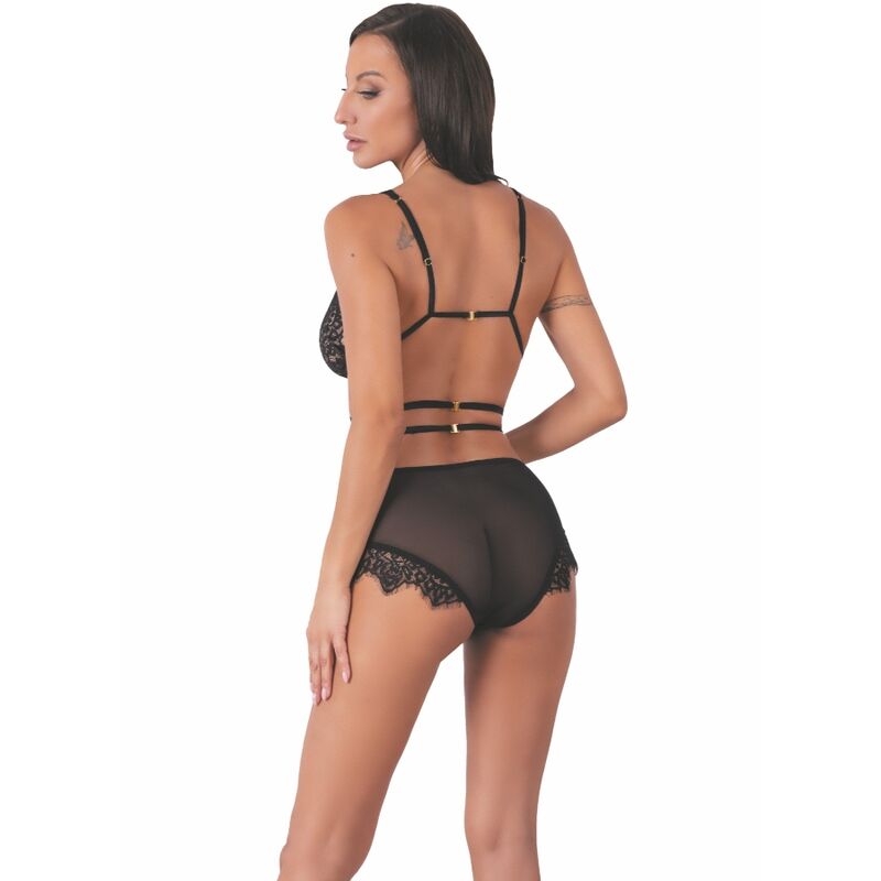 LIVCO CORSETTI FASHION - DREZNA LC 90733 BRA + PANTIES BLACK L/XL