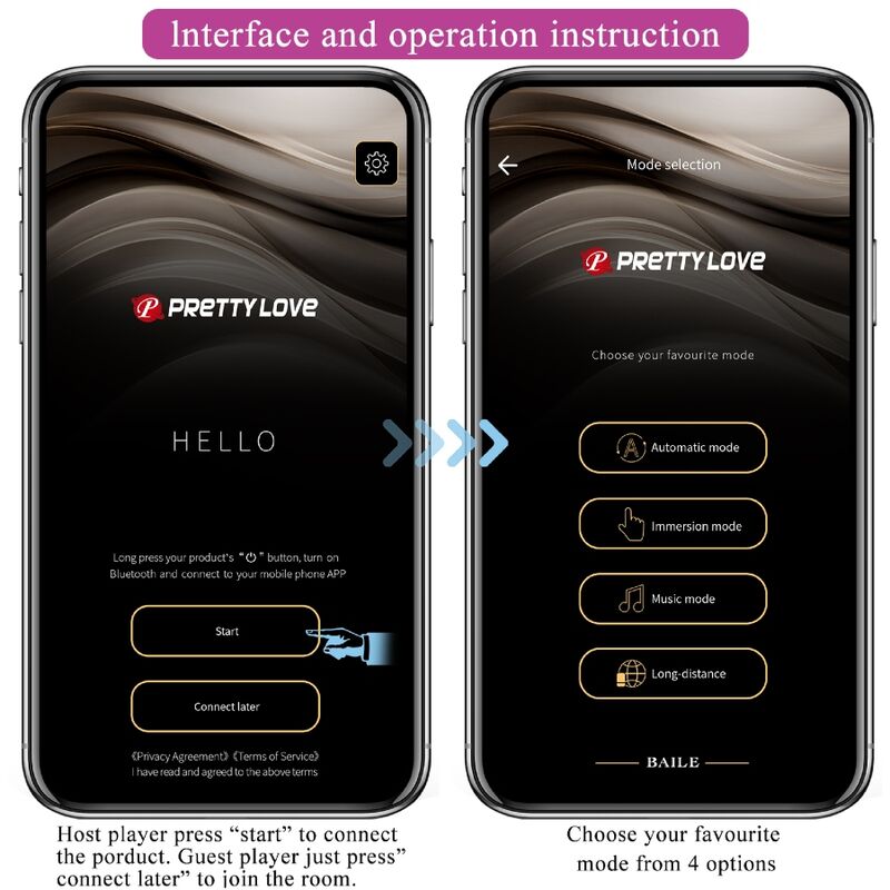 PRETTY LOVE - BILLY VIBRATION VIOLET FREE APP