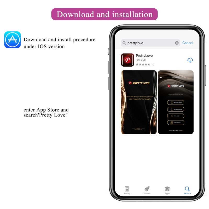 PRETTY LOVE - BILLY VIBRATION VIOLET FREE APP