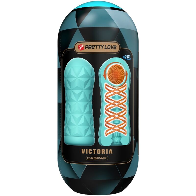 PRETTY LOVE - VICTORIA CASPAR AQUA GREEN MASTURBATOR