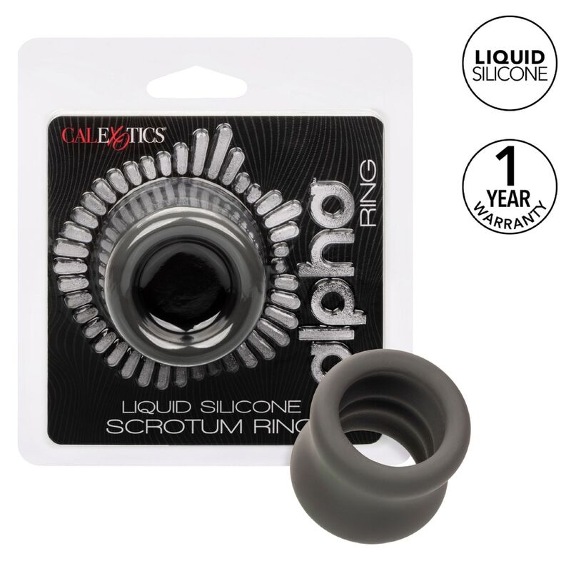 CALEXOTICS - ALPHA SCROTUM STRETCHER BLACK