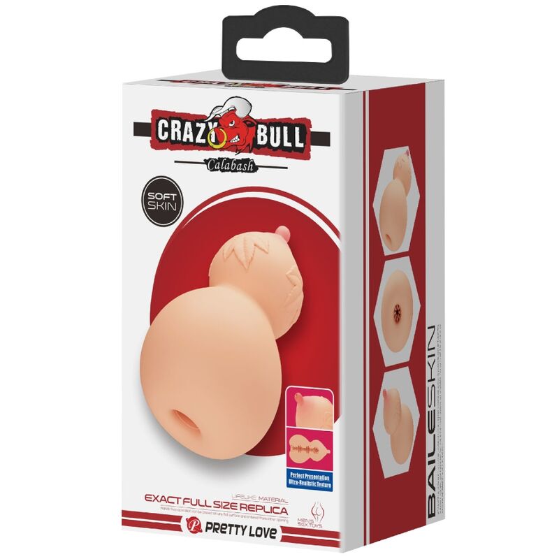 CRAZY BULL - CALABASH SHAPED BREAST MASTURBATOR