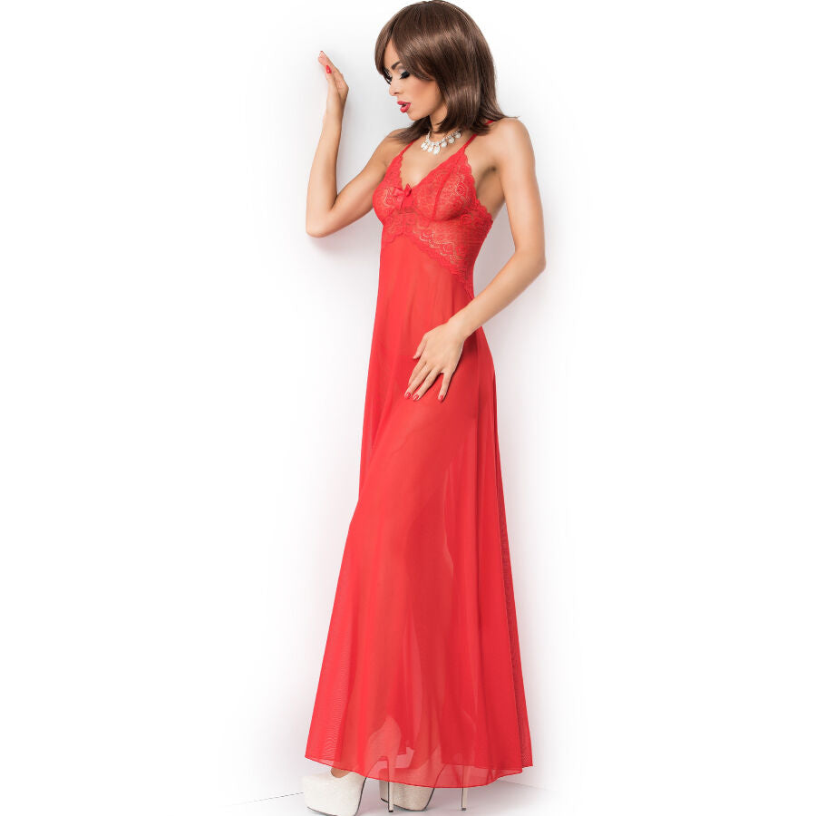 CHILIROSE - CR 3883 BABYLDOLL LONG RED S/M