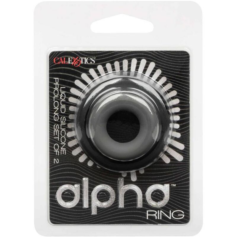 CALEXOTICS - ALPHA PROLONG 2 GREY RINGS PACK