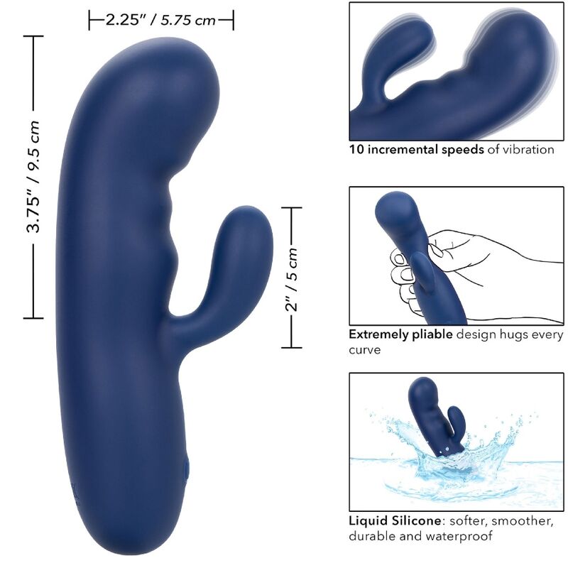 CALEXOTICS - CASHMERE DUO BLUE SILK