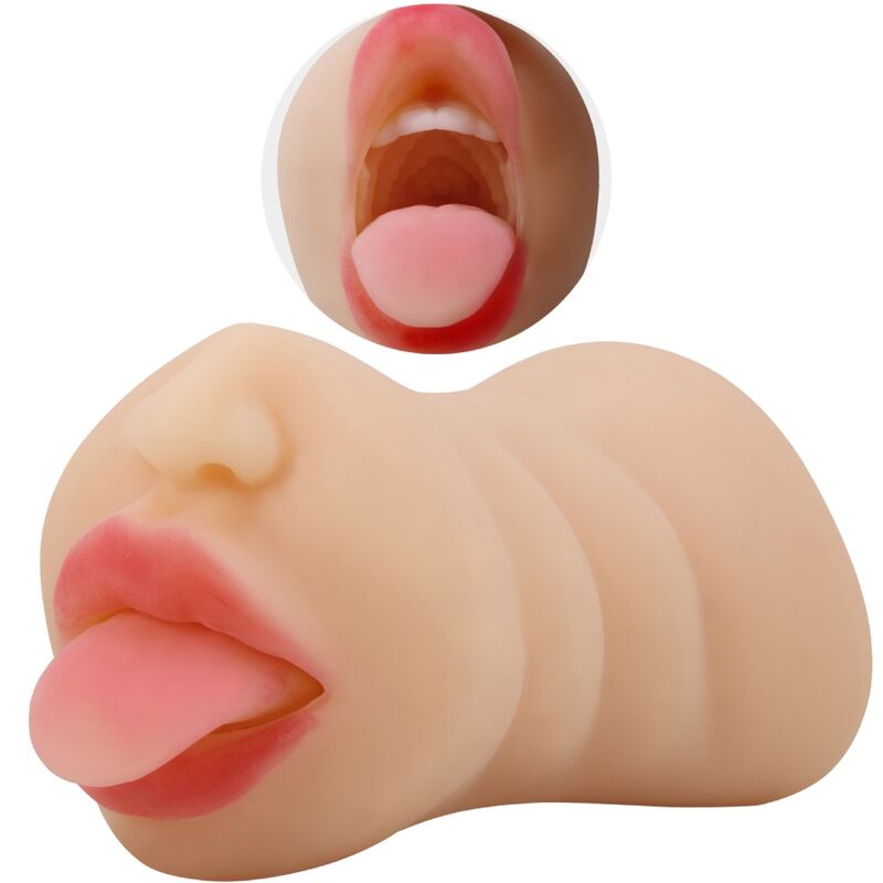 CRAZY BULL - SARAH VAGINA-SHAPED MASTURBATOR WITH DOUBLE ENTRY