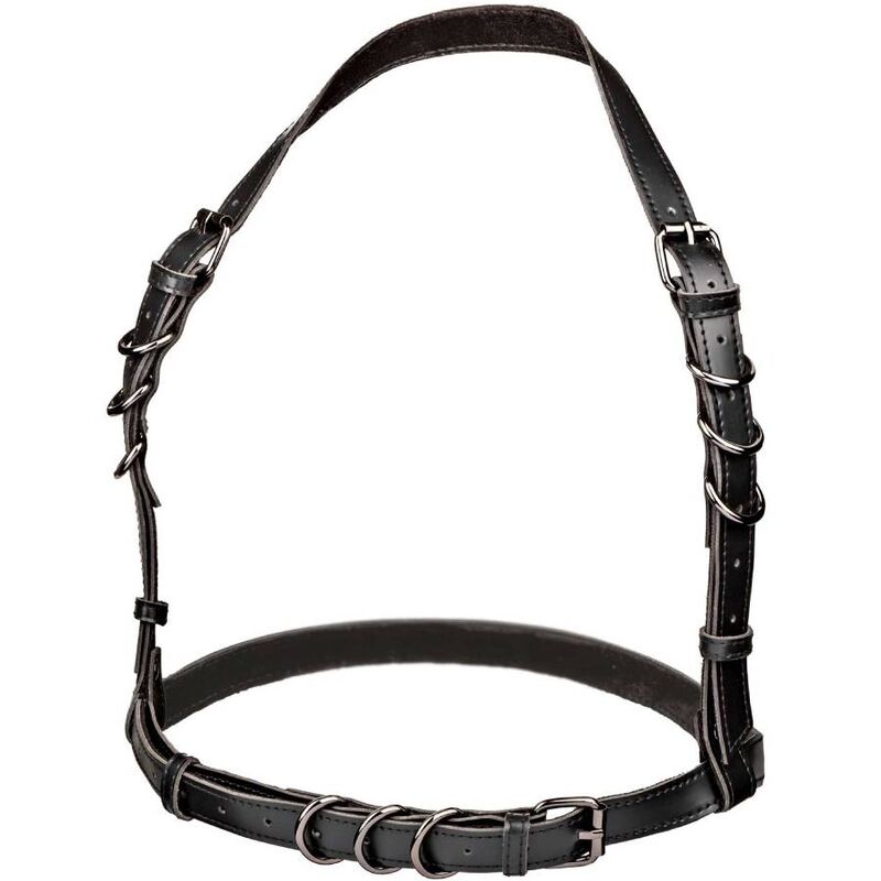 CALEXOTICS - EUPHORIA HARNESS HALTER BUCKLE PLUS SIZE BLACK