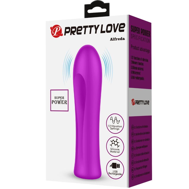 PRETTY LOVE - ALFREDA SUPER POWERFUL PURPLE VIBRATOR