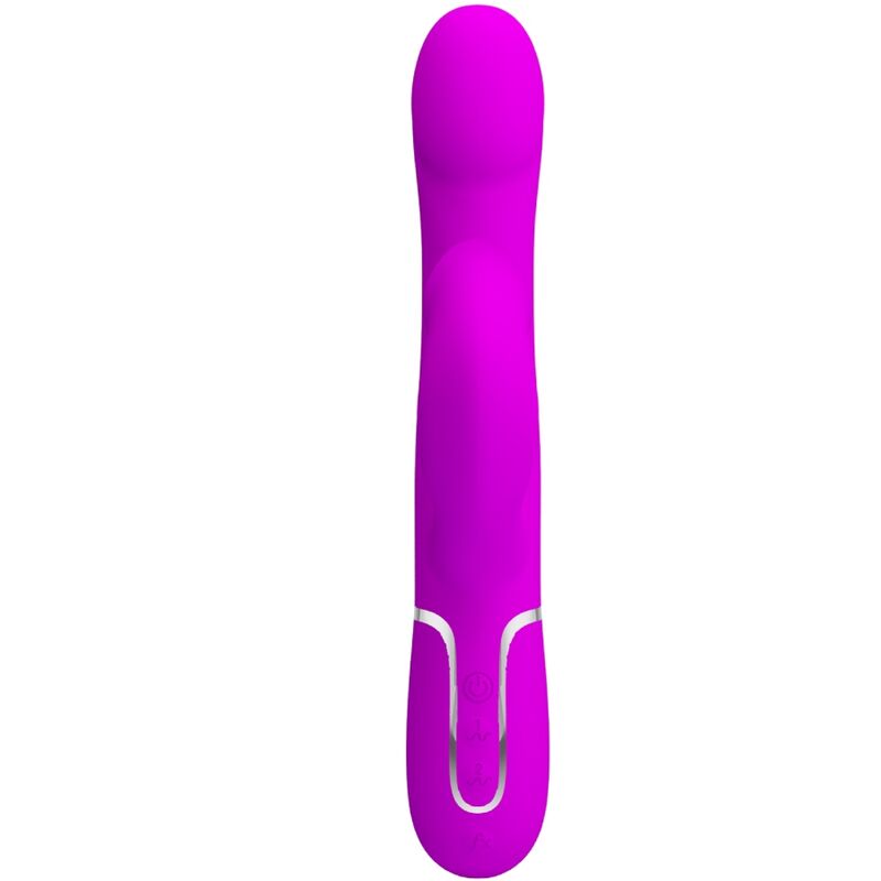 PRETTY LOVE - VIBRATOR RABBIT PURPLE BEADS