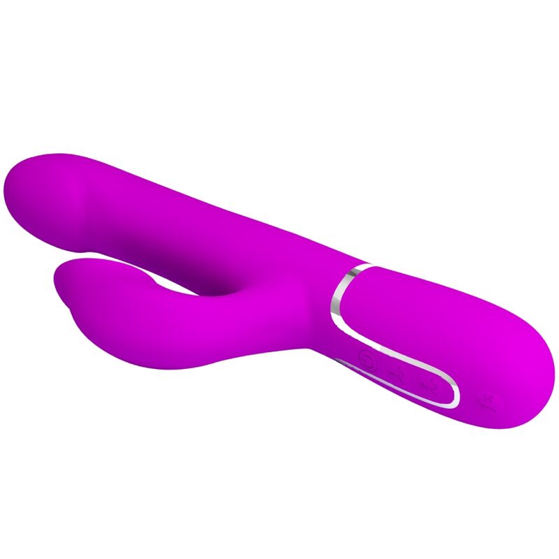 PRETTY LOVE - VIBRATOR RABBIT PURPLE BEADS