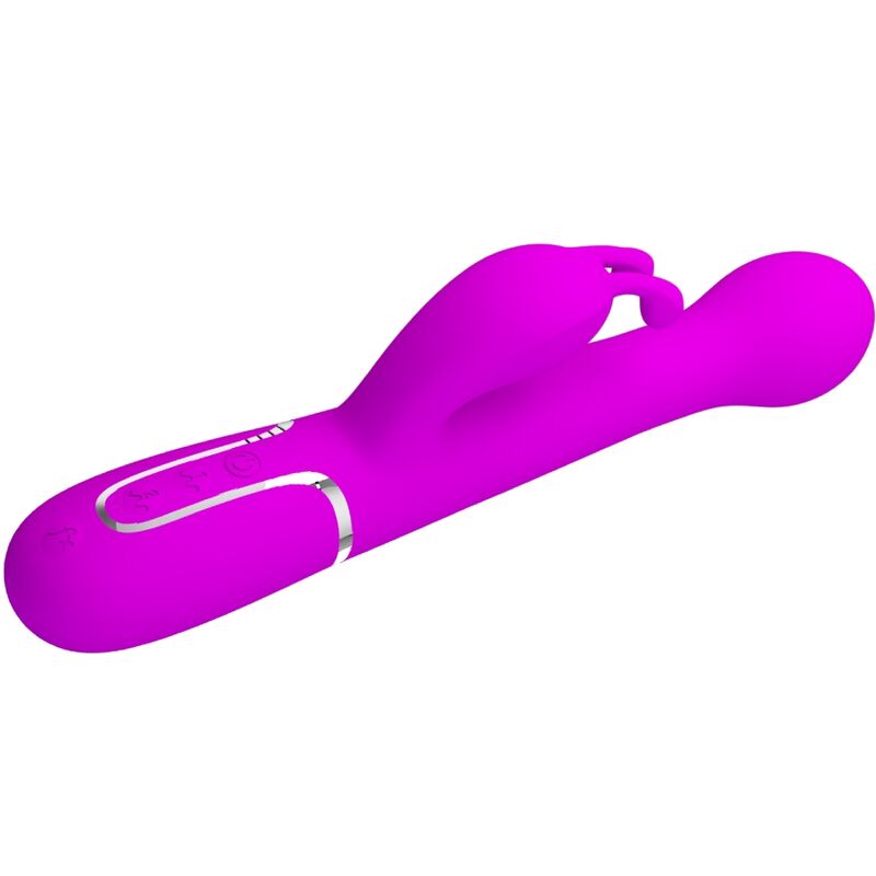 PRETTY LOVE - DEJON RABBIT 3-IN-1 MULTIFUNCTION VIBRATOR PURPLE