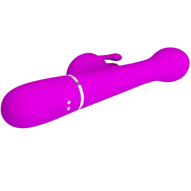 PRETTY LOVE - DEJON RABBIT 3-IN-1 MULTIFUNCTION VIBRATOR PURPLE