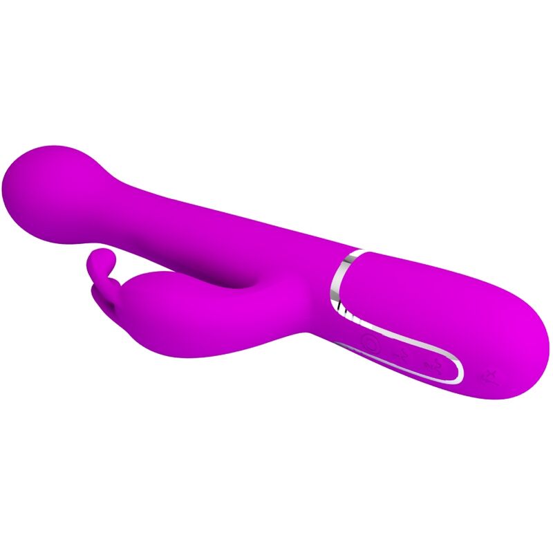 PRETTY LOVE - DEJON RABBIT 3-IN-1 MULTIFUNCTION VIBRATOR PURPLE