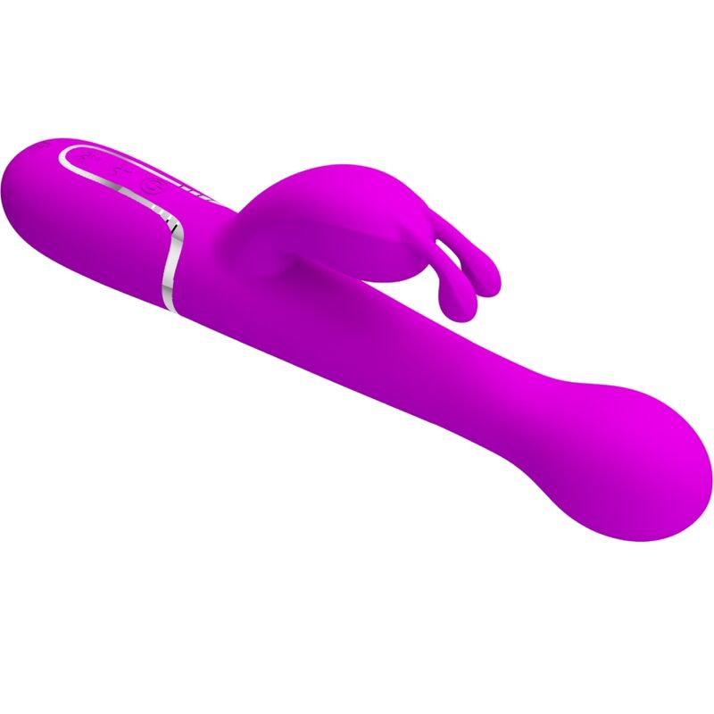 PRETTY LOVE - DEJON RABBIT 3-IN-1 MULTIFUNCTION VIBRATOR PURPLE