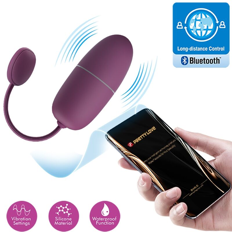 PRETTY LOVE - LILA APP CONTROLLED VIBRATING EGG NYMPH