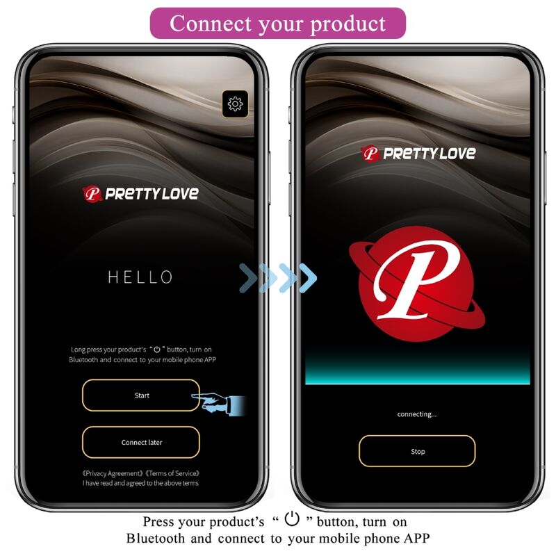PRETTY LOVE - LILA APP CONTROLLED VIBRATING EGG NYMPH