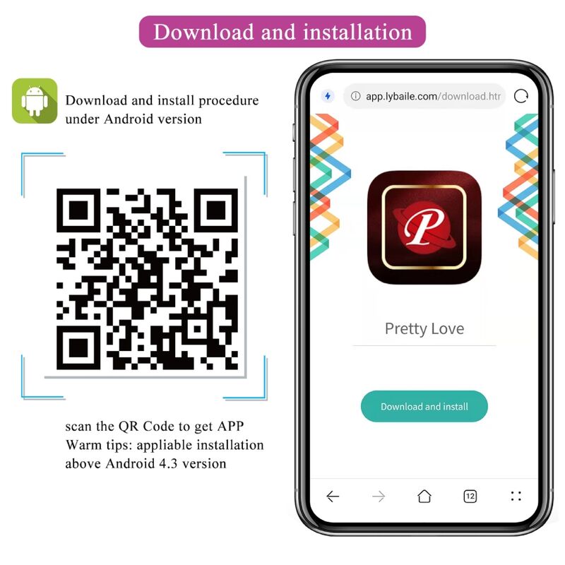 PRETTY LOVE - LILA APP CONTROLLED VIBRATING EGG NYMPH