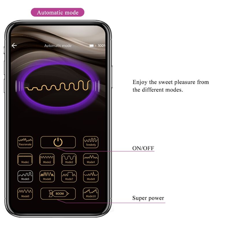 PRETTY LOVE - LILA APP CONTROLLED VIBRATING EGG NYMPH