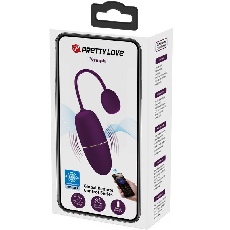 PRETTY LOVE - LILA APP CONTROLLED VIBRATING EGG NYMPH